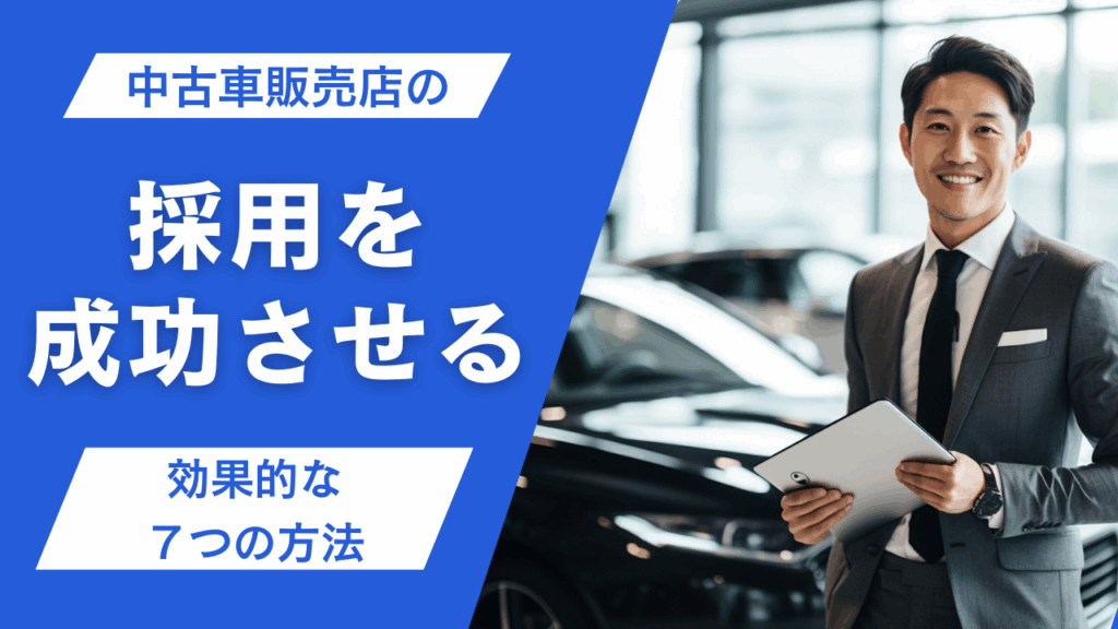 中古車販売店の人材採用